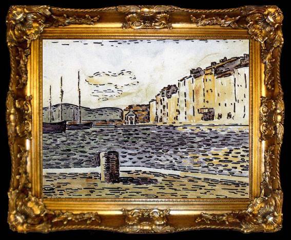 framed  Paul Signac Port, ta009-2